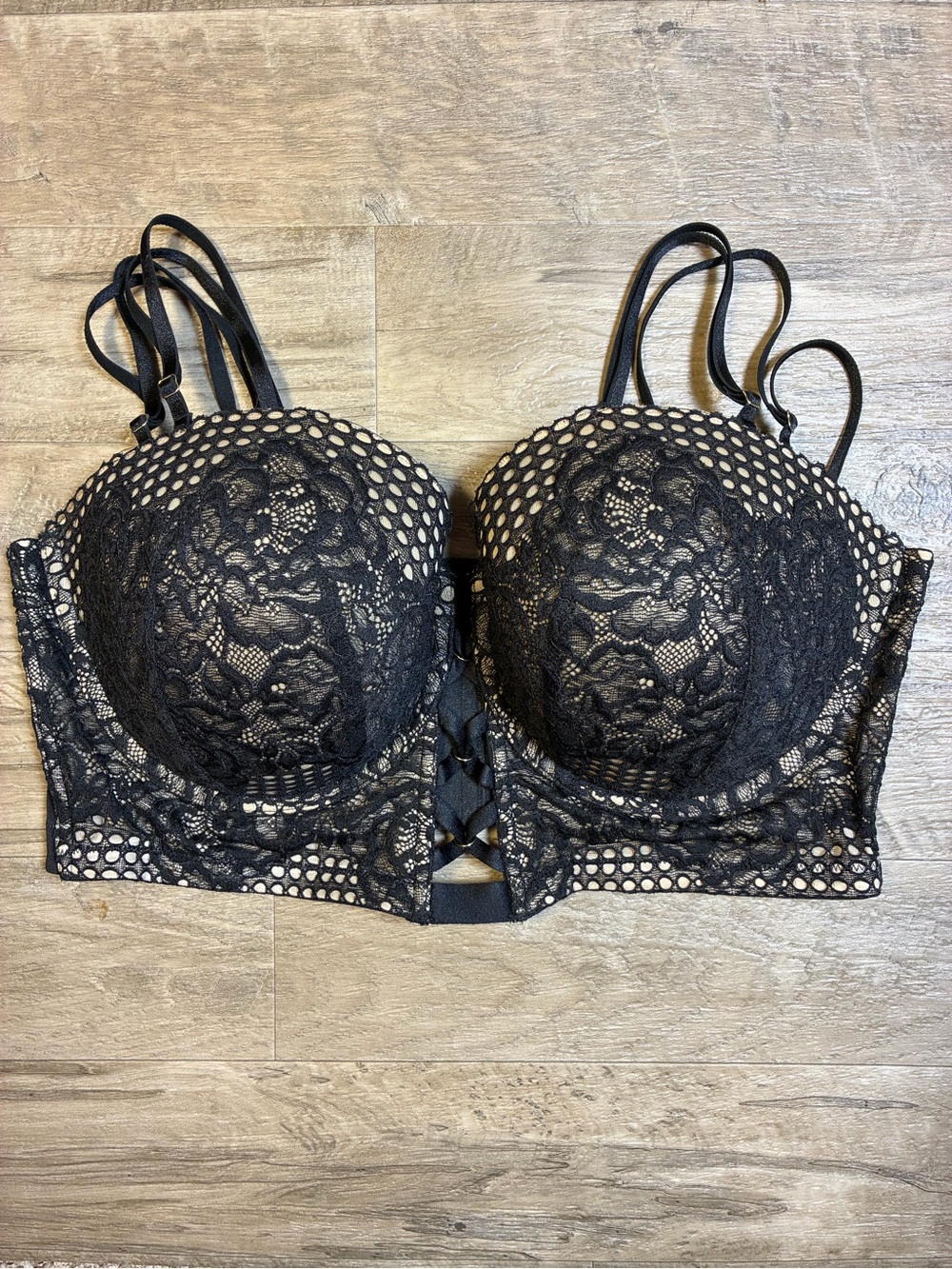 Cacique Lace Boost Strapless Longline Bra